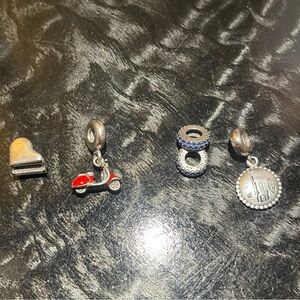 Pandora charms set of 4